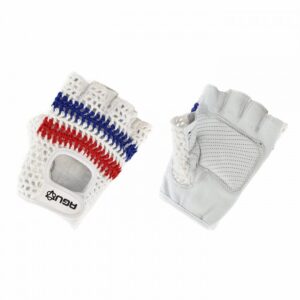 Halbfinger-handschuhe Classic Sport Aus Weißem Polyester Größe S – Bild 2