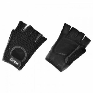 Halbfingerhandschuhe Classic Sport Aus Schwarzem Polyester Größe L – Bild 2