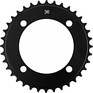 Kettenblatt Mtb 36t 104 Ss/dh Aluminium 4 Mm Blast Black - Image 2