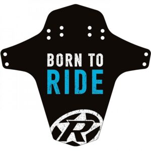 Reverse Mudfender Born To Ride (schwarz/hellblau) – Bild 2