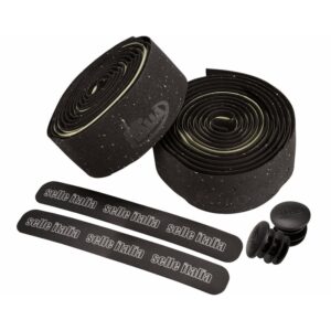 Smootape Corsa Black Lenkerband + Schwarze Kappe – Bild 2