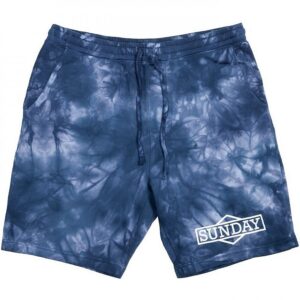 Sunday Jogginghose Kurz Blau Tie-dye L – Bild 2