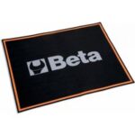 Teppich Mit Beta-logo 80x60cm Schwarz