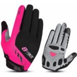 Handschuhe B-race Bump Gel Pro Schwarz / Fuchsia Mis 1 Tg. S.