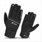 Windprotech Schwarze Winterhandschuhe Grösse S Lang