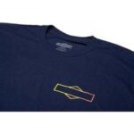 Sunday T-shirt Growth Navy W/red/yellow Ink S