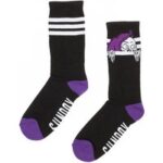 Socken Sunday Creepy Sweeper Crew Socken Schwarz/purxwht