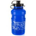 Babyflasche Siebdruck Blau