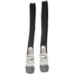 Voxom Pedal Straps Per2 Schwarz-silber