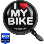 Voxom Fahrradklingel Kl17 Schwarz I Love My Bike