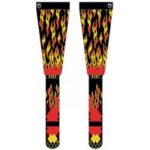 Fist Moto Socken Flaming Hawt S-m Rot-schwarz