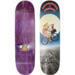 Skatedeck Fairdale X Toy Machine 8 5" - Rot/blau/grau **limitierte Auflage**