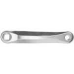 Kurbel Links 170mm Aluminium Quad Pin Silber Gefaltet