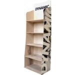 Dynamisches Holzdisplay 5 Schichten 59 X 39 X 180 Cm Sperrholz