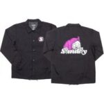 Sunday Windbreaker Creepy Sweeper Schwarz Lila/weiß Bedruckt L