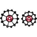 Cema Schaltrollen Shimano Dura-ace (12-14t) Komplett Aus Keramik - Schwarz