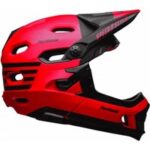 Super Dh Sphr Rot / Schwarzer Helm Fh 55 / 59cm Grösse M