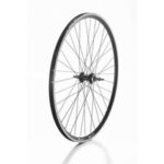 Rad 26 "mtb hinterrad schwarz v-brake qr - gewinde 6 / 7v