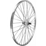 Rad 26 "silber hinten qr - 6 / 7v gewinde auf lagern