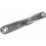 Kurbel links 170mm aluminium mtb polierte quadratische achse