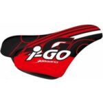 I-go Schwarz-roter Kindersattel