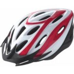 Erwachsener Rider-helm Mit Out-mold-schale Größe M Mit Weißer Roter Grafik