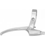 Bremshebelpaar V-brake 4 Finger Silber Aluminium