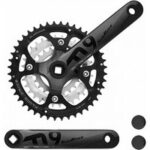 Mtb-kurbelgarnitur 3x9s 22/32/42 Zähne X 175mm Schwarz/silber