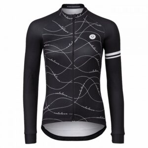 Velo Wave Sport Damen-trikot Schwarz – Langarm Größe L – Bild 2