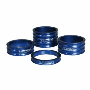 6 mm lenker aus blauem aluminium – 4 stück