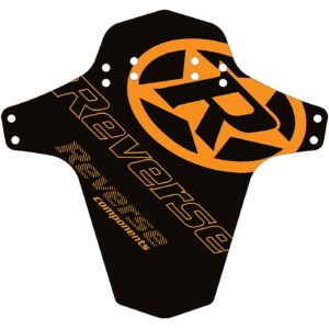 Reverse mudfender reverse logo (schwarz/fuchs-orange) – Bild 2