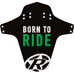 Reverse mudfender born to ride (schwarz/neongrün) – Bild 2