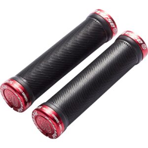 Drehverschluss mit umgekehrtem Griff Ø30mm x 130mm Schwarz-Rot für MTB – Bild 2