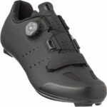 Road r610 unisex-schuhe schwarz – nylonsohle und obenliegender verschluss