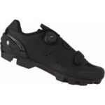 Mtb-schuhe m610 unisex schwarz – nylonsohle und obenliegender verschluss