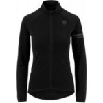 Thermo sport damen-trikot schwarz – langarm