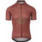 Venture herren-gravel-trikot cinnabar – kurze ärmel