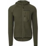 Venture dwr tech unisex kapuzenjacke militärgrün mit kapuze