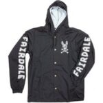 Schwarze Fairdale HareRodgers Windjacke - Größe S