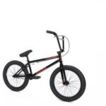 BMX Fahrrad Fiend Type O XL Schwarz Glänzend mit Chromrahmen und Mission X7 Rädern