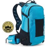 USWE Shred 25 Liter Rucksack Blau für Freeride und MTB mit No Dancing Monkey 2.0