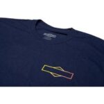 Sunday t-shirt growth navy w/red/yellow ink s