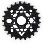 Fiend Reynolds 25T Kettenblatt Schwarz aus CNC-Aluminium 6061 für BMX