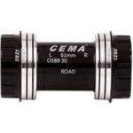 Osbb für sram gxp b: 61 x id: 46 mm edelstahl – schwarz interlock