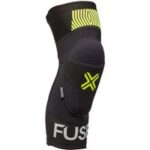 Fuse knee omega kinder xs-s schwarz/neongelb