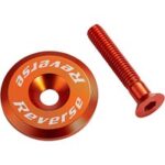 Aluminium Reverse Ahead Stopfen mit orangefarbener Schraube M6 x 32 mm für Fahrrad