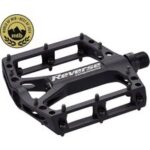 Black One Rückwärts Pedal Schwarz für MTB - Ultra Flaches Design und Optimaler Grip