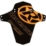 Logo Reverse Mudfender Schwarz/Fox-Orange - Vielseitig und Anpassbar für Fahrrad