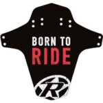 Umgekehrter Schutzblech Born to Ride für Fahrrad - Schwarz/Rot