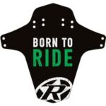 Born to Ride Rückwärts-Schutzblech für Fahrrad - Schwarz/Neon Grün